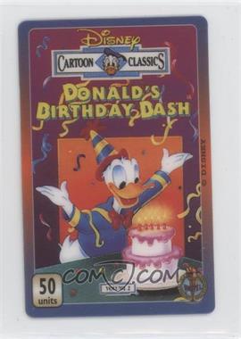 1990s Universal Tele Communications Disney Phone Cards - [Base] #_DODU.1 - Donald's Birthday Bash