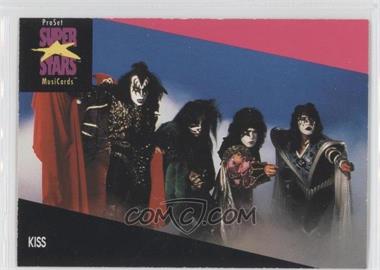 1991-92 Pro Set Super Stars MusiCards - [Base] #197.1 - Kiss (Logo on Top Left)