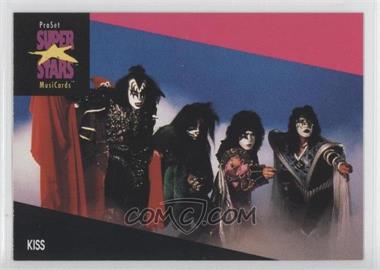 1991-92 Pro Set Super Stars MusiCards - [Base] #197.1 - Kiss (Logo on Top Left)