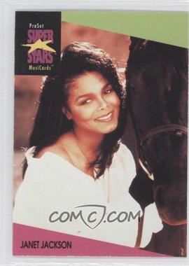 1991-92 Pro Set Super Stars MusiCards - [Base] #59 - Janet Jackson