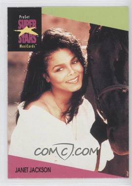 1991-92 Pro Set Super Stars MusiCards - [Base] #59 - Janet Jackson