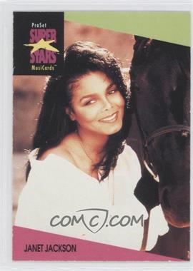 1991-92 Pro Set Super Stars MusiCards - [Base] #59 - Janet Jackson