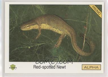 1991 Acorn Biosphere Promo Set - [Base] - Blue Back #85 - Red Spotted Newt