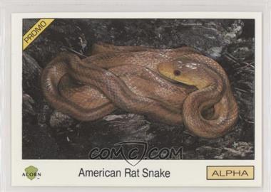 1991 Acorn Biosphere Promo Set - [Base] - Blue Back #95 - American Rat Snake