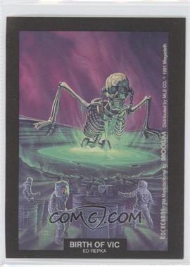 1991 Brockum RockCards - Artwork Stick-Ons #_NoN - Birth of Vic (Megadeth)