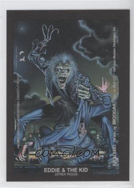 1991 Brockum RockCards - Artwork Stick-Ons #_NoN - Eddie & the Kid (Iron Maiden)