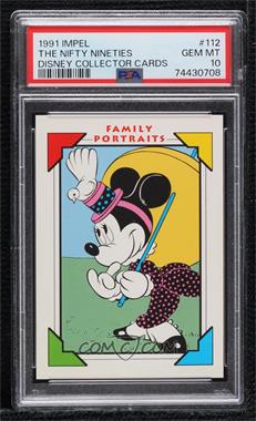 1991 Impel Disney - [Base] #112 - Family Portraits - The Nifty Nineties (1941) [PSA 10 GEM MT]
