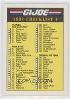 1991 Checklist 1