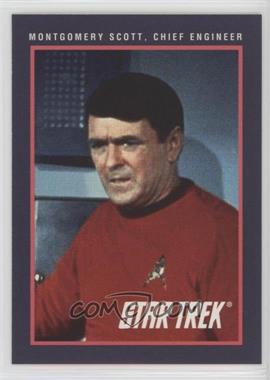 1991 Impel Star Trek 25th Anniversary - [Base] #103 - Montgomery Scott, Chief Engineer