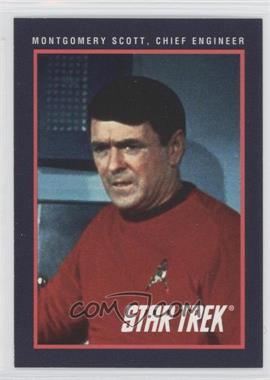 1991 Impel Star Trek 25th Anniversary - [Base] #103 - Montgomery Scott, Chief Engineer