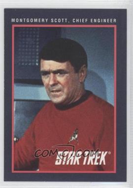 1991 Impel Star Trek 25th Anniversary - [Base] #103 - Montgomery Scott, Chief Engineer