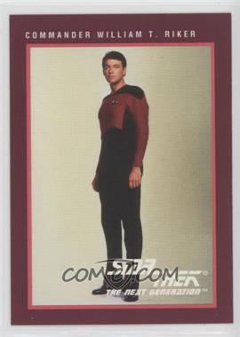 1991 Impel Star Trek 25th Anniversary - [Base] #126 - Commander William T. Riker