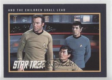 1991 Impel Star Trek 25th Anniversary - [Base] #195 - And the Children Shall Lead