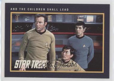 1991 Impel Star Trek 25th Anniversary - [Base] #195 - And the Children Shall Lead