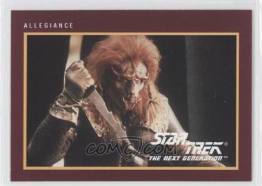 1991 Impel Star Trek 25th Anniversary - [Base] #210 - Allegiance