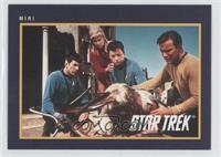 Miri, Spock, Yeoman Janice Rand, Dr. Leonard McCoy, Captain Kirk
