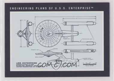 1991 Impel Star Trek 25th Anniversary - [Base] #251 - Engineering Plans of U.S.S. Enterprise