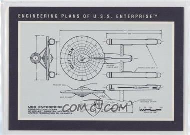 1991 Impel Star Trek 25th Anniversary - [Base] #251 - Engineering Plans of U.S.S. Enterprise