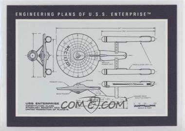 1991 Impel Star Trek 25th Anniversary - [Base] #251 - Engineering Plans of U.S.S. Enterprise