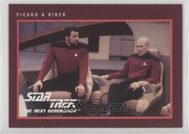 1991 Impel Star Trek 25th Anniversary - [Base] #268 - Picard & Riker