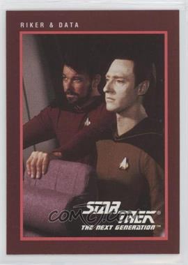 1991 Impel Star Trek 25th Anniversary - [Base] #280 - Riker & Data