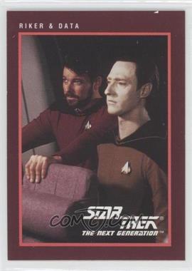 1991 Impel Star Trek 25th Anniversary - [Base] #280 - Riker & Data