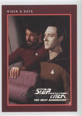 1991 Impel Star Trek 25th Anniversary - [Base] #280 - Riker & Data