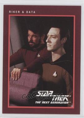 1991 Impel Star Trek 25th Anniversary - [Base] #280 - Riker & Data