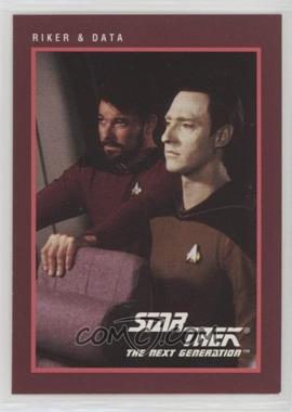 1991 Impel Star Trek 25th Anniversary - [Base] #280 - Riker & Data