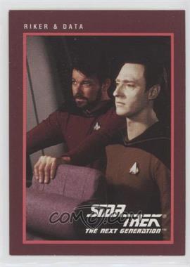 1991 Impel Star Trek 25th Anniversary - [Base] #280 - Riker & Data