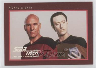 1991 Impel Star Trek 25th Anniversary - [Base] #282 - Picard & Data