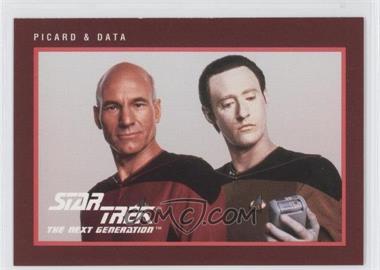 1991 Impel Star Trek 25th Anniversary - [Base] #282 - Picard & Data