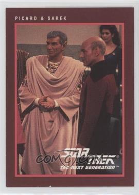 1991 Impel Star Trek 25th Anniversary - [Base] #286 - Picard & Sarek