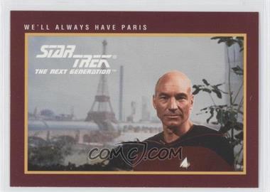 1991 Impel Star Trek 25th Anniversary - [Base] #30 - We'll Always Have Paris