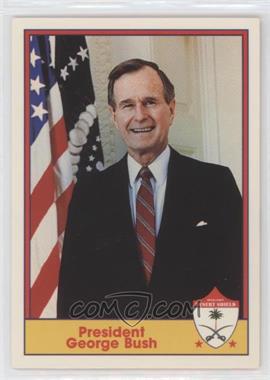 1991 Pacific Operation Desert Shield - [Base] #1 - President George Bush [EX to NM]