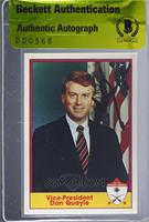 Vice-President Dan Quayle [BAS BGS Authentic]