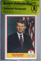 Vice-President Dan Quayle [BAS BGS Authentic]