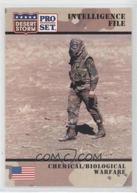 1991 Pro Set Desert Storm - [Base] #131 - Intelligence File - Chemical/biological Warfare