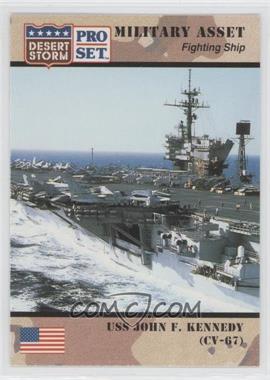 1991 Pro Set Desert Storm - [Base] #180 - Military Asset - USS John F. Kennedy (CV-67)