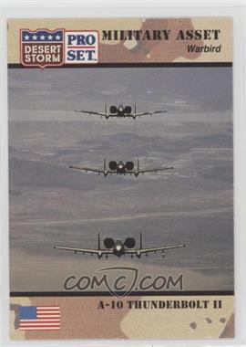 1991 Pro Set Desert Storm - [Base] #236 - Military Asset - A-10 Thunderbolt II