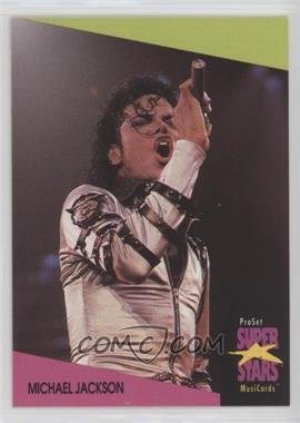 1991 Pro Set Super Star MusiCards UK - [Base] #67 - Michael Jackson