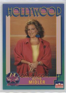 1991 Starline Hollywood Walk of Fame - [Base] #114 - Bette Midler