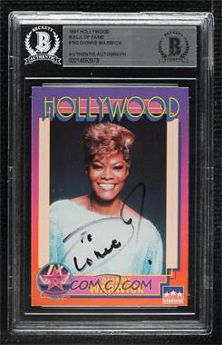 1991 Starline Hollywood Walk of Fame - [Base] #163 - Dionne Warwick [BAS BGS Authentic]