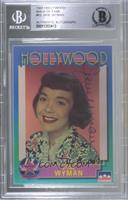 Jane Wyman [BAS Beckett Auth Sticker]