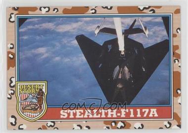 1991 Topps Desert Storm - [Base] #119 - Stealth-f117a