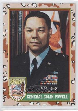 1991 Topps Desert Storm - [Base] #2.1 - General Colin Powell (Yellow "Desert Storm")