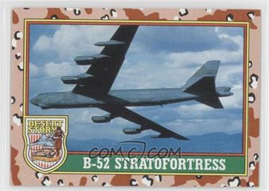 1991 Topps Desert Storm - [Base] #25.1 - B-52 Stratofortress (Yellow "Desert Storm")