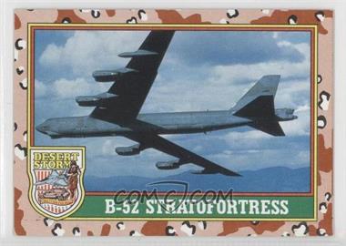 1991 Topps Desert Storm - [Base] #25.1 - B-52 Stratofortress (Yellow "Desert Storm")
