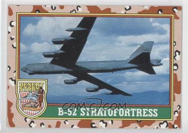 1991 Topps Desert Storm - [Base] #25.1 - B-52 Stratofortress (Yellow "Desert Storm")