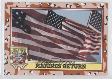 1991 Topps Desert Storm - [Base] #260 - Marines Return